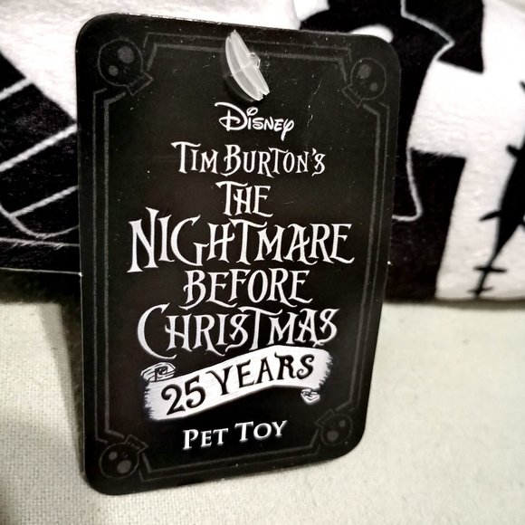 NEW Disney Tim Burton's The Nightmare Before Christmas 25 Years Pet Toys - Picture 2 of 11